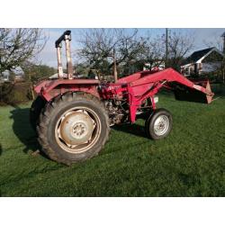 Massey Ferguson 135 agricultural tractor swept axle sep 1968