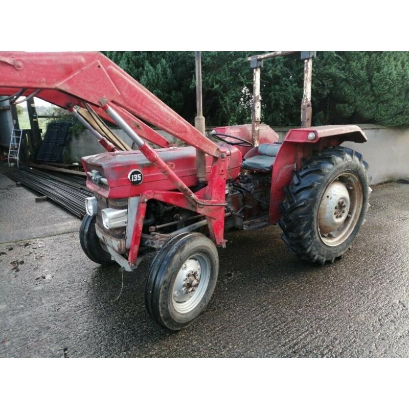 Massey Ferguson 135 agricultural tractor swept axle sep 1968