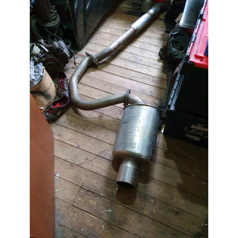 Jasma jap fitment big bore straight thought stenless steel exhaust sys