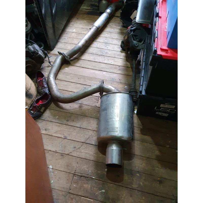 Jasma jap fitment big bore straight thought stenless steel exhaust sys