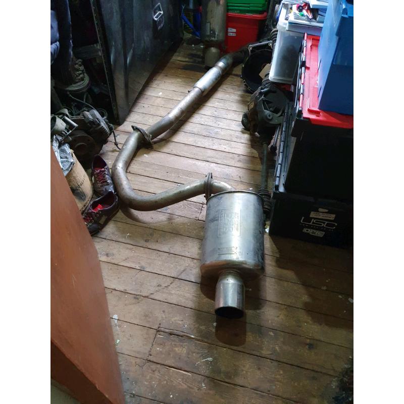 Jasma jap fitment big bore straight thought stenless steel exhaust sys