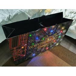 NEW, 6 x DOLCE & GABBANA HARRODS FAIRY LIGHT UP XMAS GIFT BAG LTD EDI