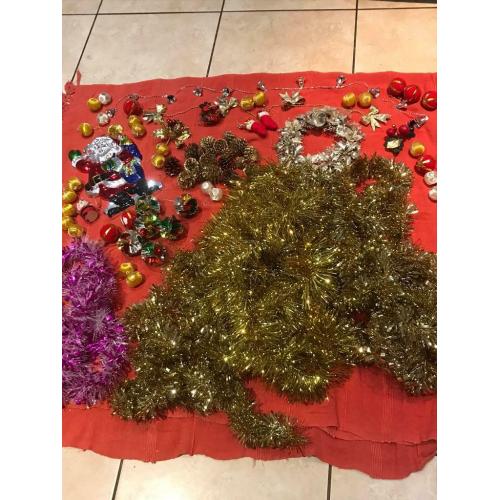 Decorations. Christmas festive. Assorted.