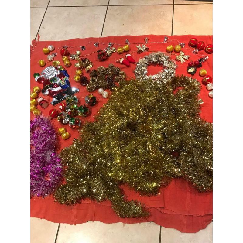 Decorations. Christmas festive. Assorted.