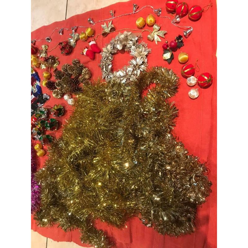 Decorations. Christmas festive. Assorted.