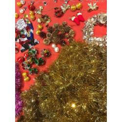 Decorations. Christmas festive. Assorted.