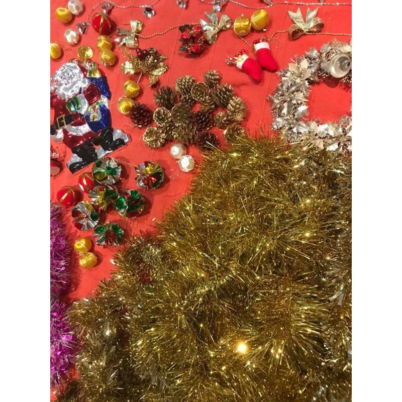Decorations. Christmas festive. Assorted.