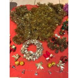 Decorations. Christmas festive. Assorted.