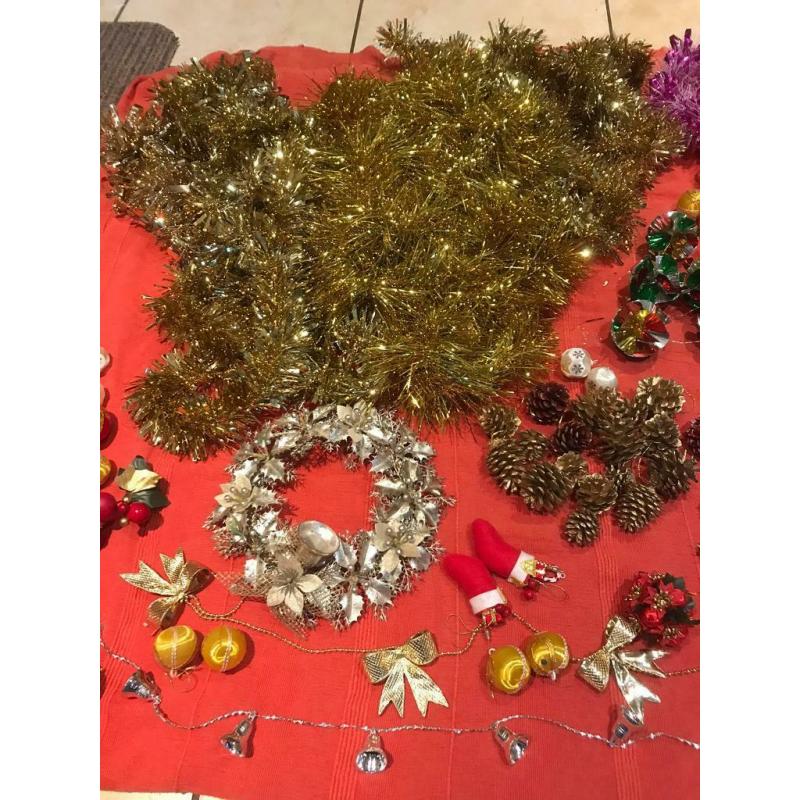 Decorations. Christmas festive. Assorted.