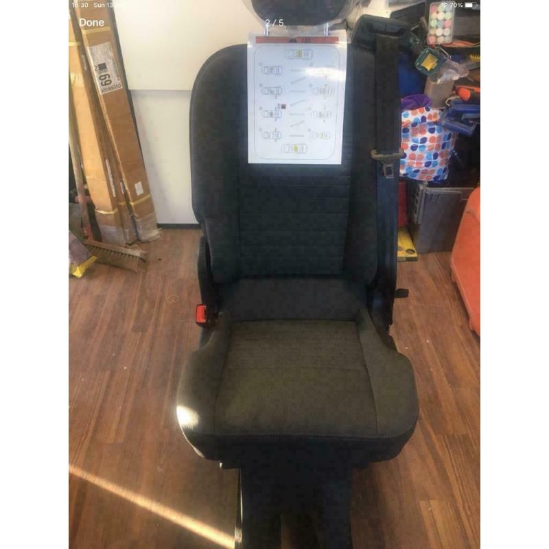 Van rear seat