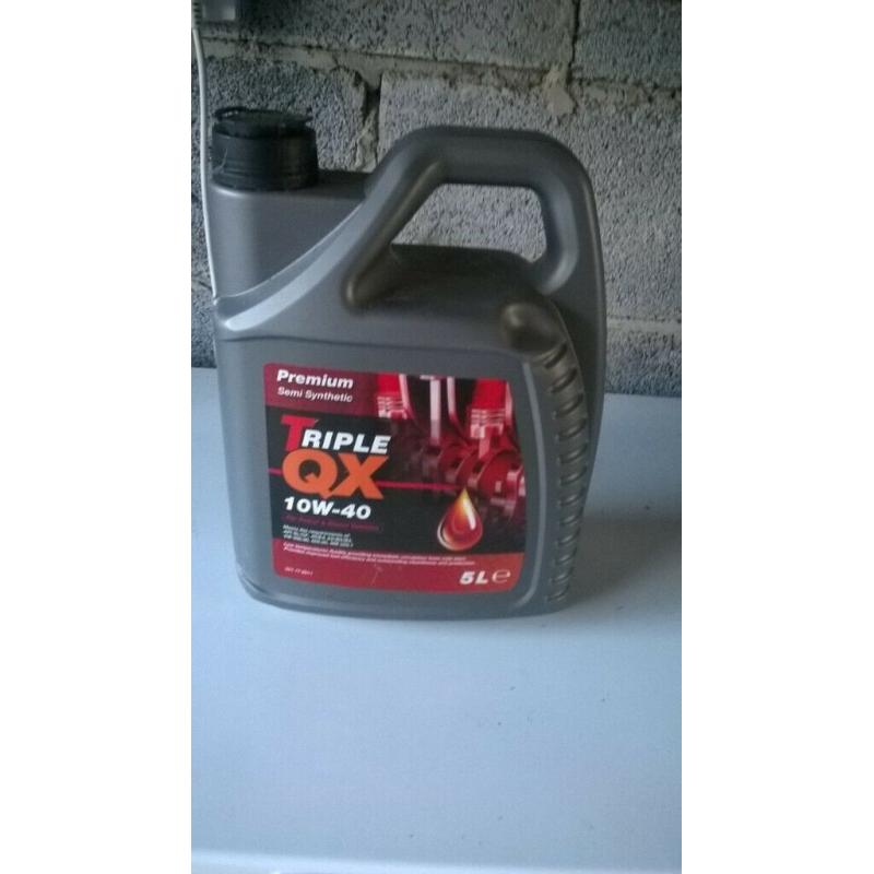 Triple QX 10w40 semi synthetic premium engine oil