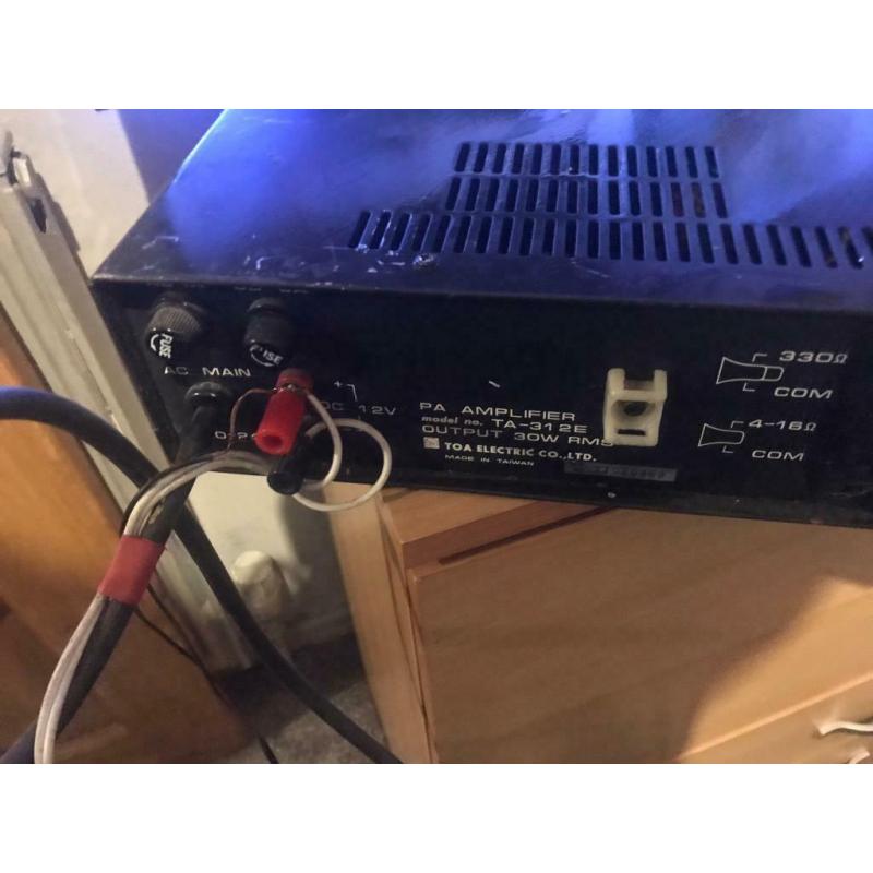 PA mic amplifier