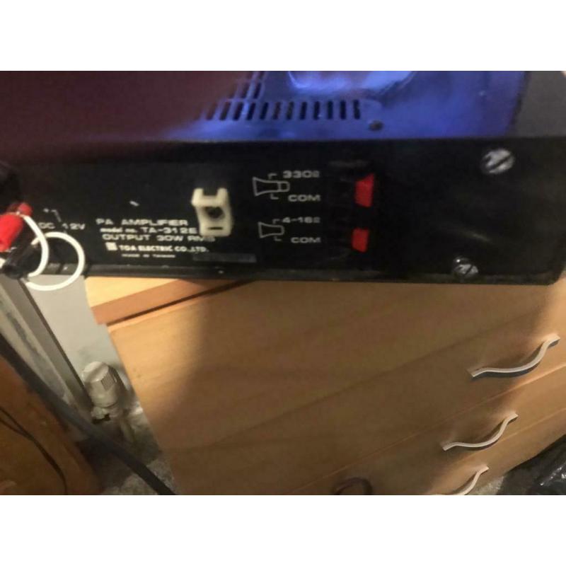 PA mic amplifier