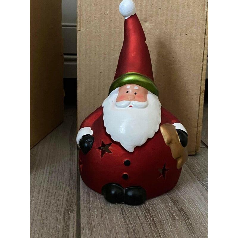 Yankee candle Santa tealight holders