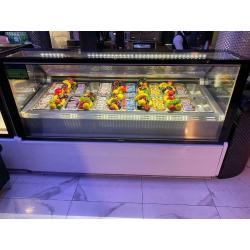 Lenari Limosa LIM24 Soft Scoop Ice Cream Display Freezer - 24 Pans