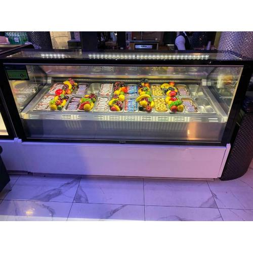 Lenari Limosa LIM24 Soft Scoop Ice Cream Display Freezer - 24 Pans