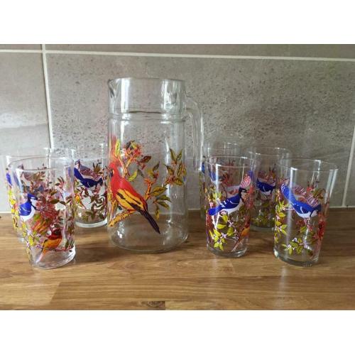 Vintage Jug and Glasses Set