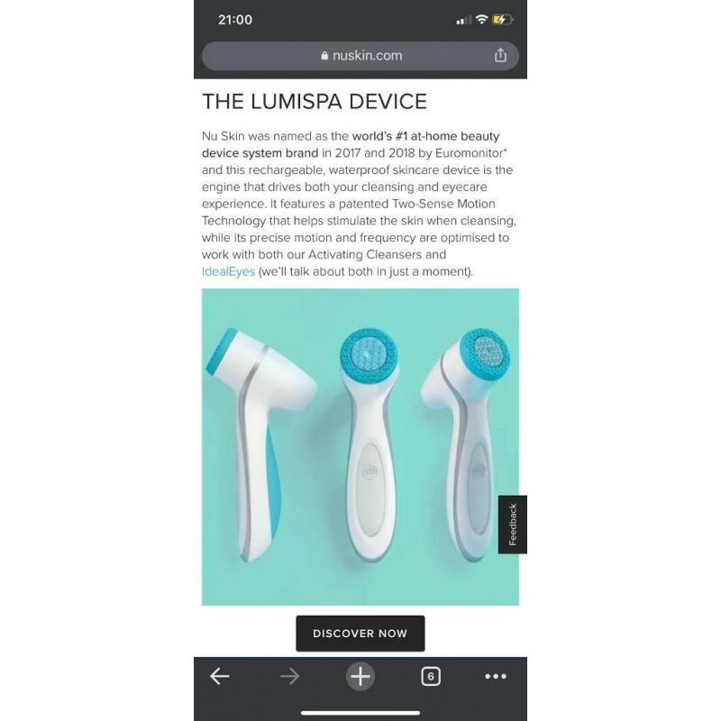 Nuskin LumiSpa Beauty Device