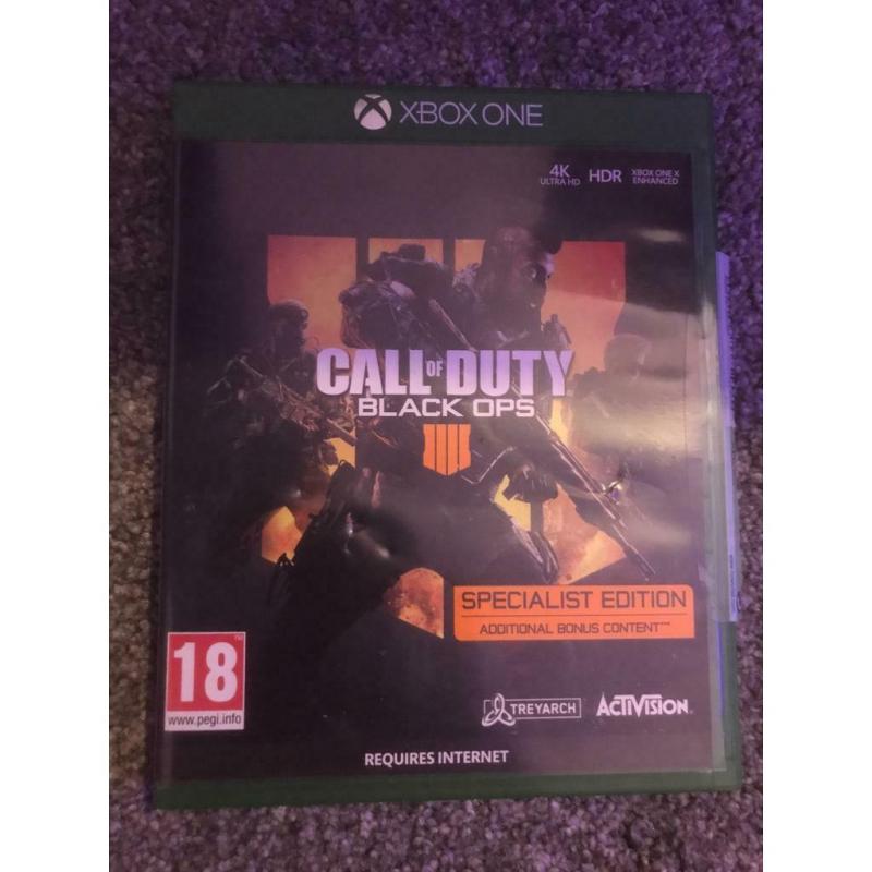 Call of duty black ops 4 Xbox one