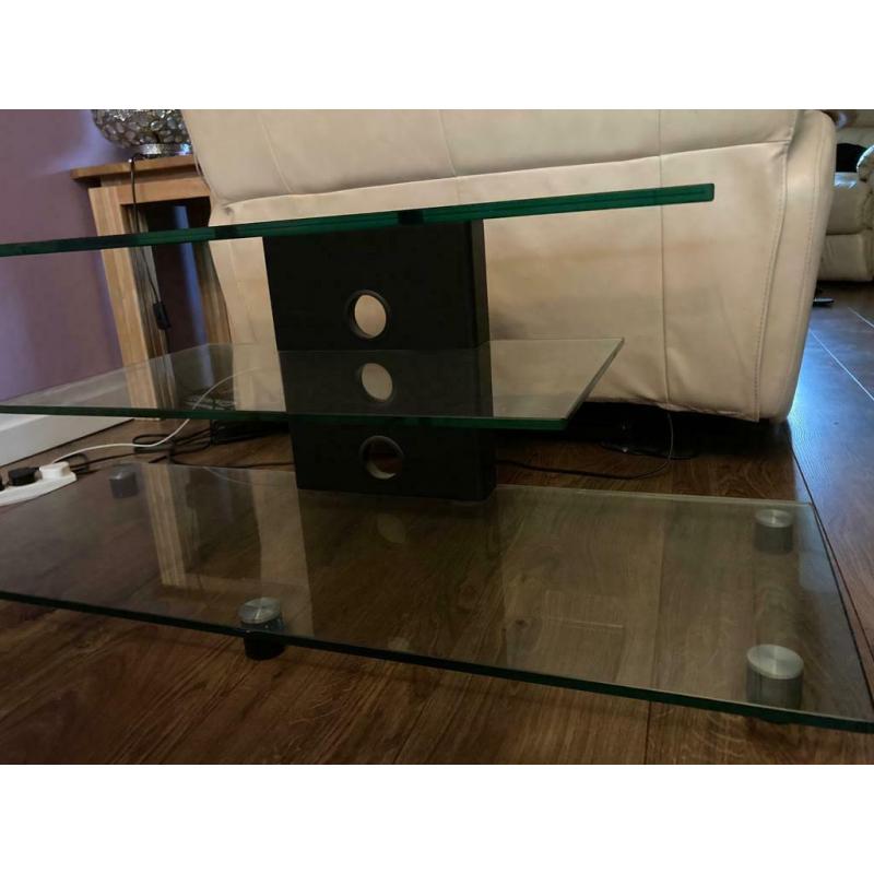 Glass TV Stand