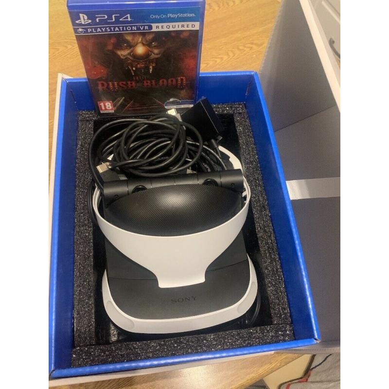 PlayStation VR Headset and 1 Game