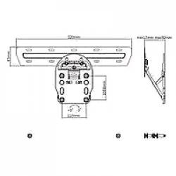 Micro-Gap TV Wall Mount for 55/65 inch Samsung TVs