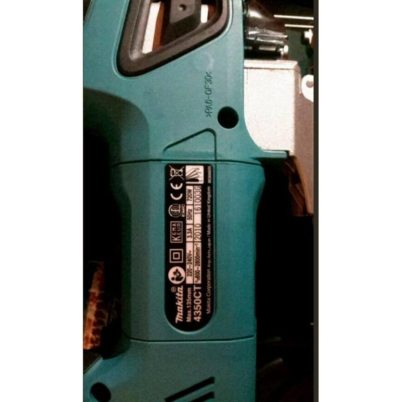 Makita jigsaw model number 4350ct