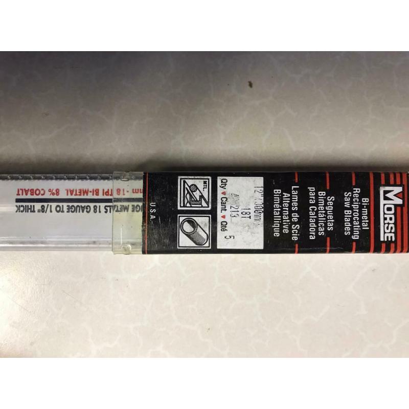 Morse Bi Metal Cobalt saw blades