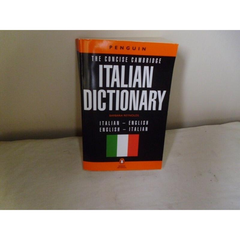 ENGLISH - ITALIAN DICTIONARY.