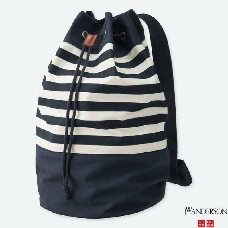 NEW with Tags JW Anderson Uniqlo Backpack 69 Navy Cotton