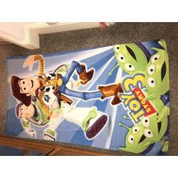 Toy story towel & Frozen Quilt cover