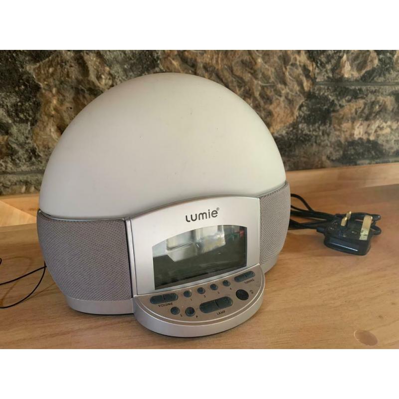 SAD lamp - Lumie clock radio nightlight