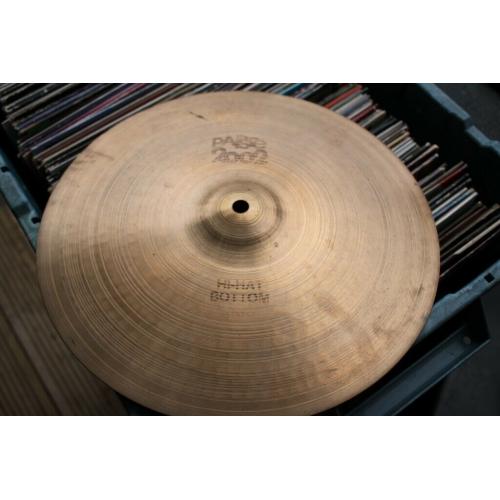 Paiste 2002 13 inch Bottom Hi hat cymbal - '75 - Vintage - Orphan