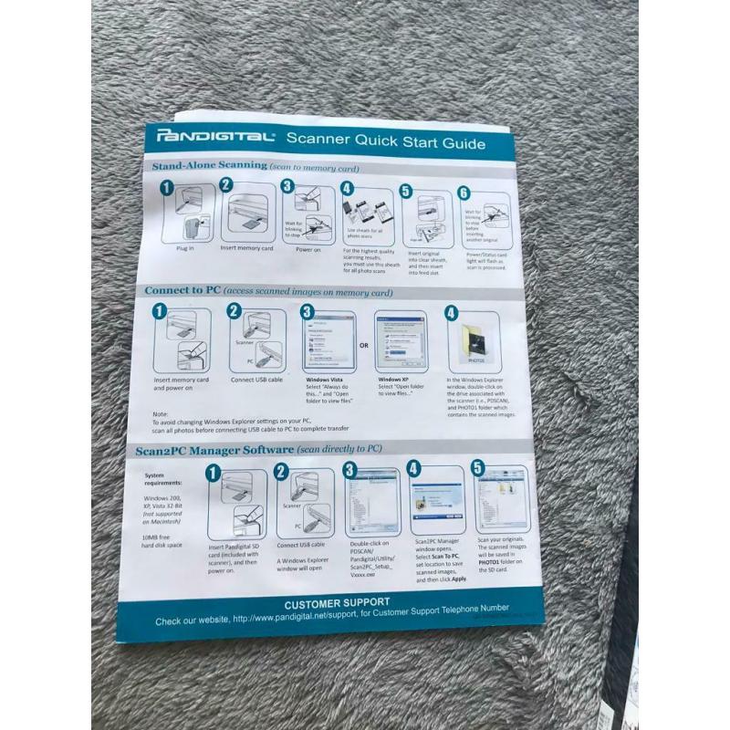 Pandigital scanner