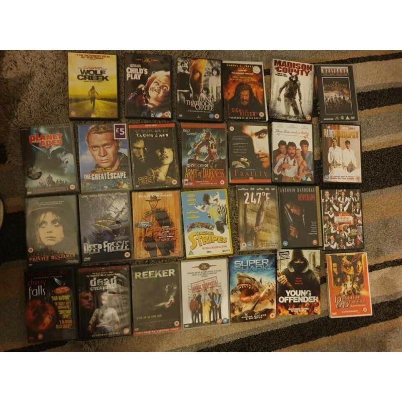 DVDS TOP COLLECTION PLUS FREE DVD PLAYER WITH IT