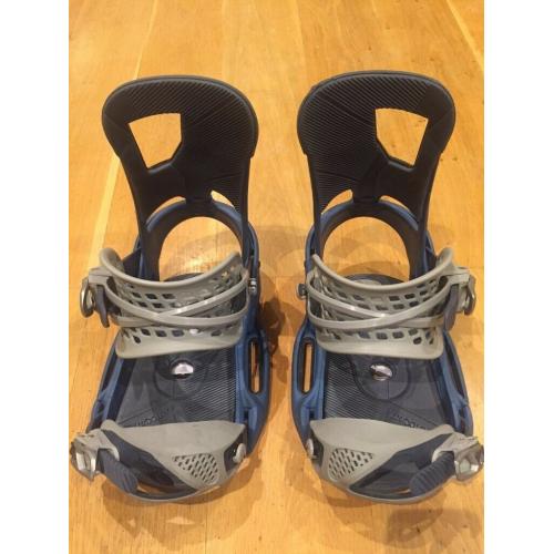 Burton Cartel Steel Blue EST Snowboard Bindings, Size Large. Will fit ICS and The Channel