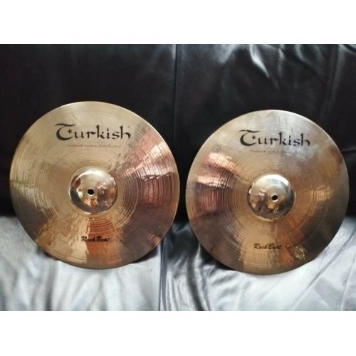 TURKISH 14" ROCK BEAT MEDIUM HI-HATS FOR SALE. BRAND NEW NEVER USED. ?1OO ONO.
