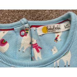 Girls dress Age 3-4 years Boden llama print jersey dress