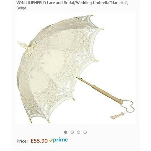 WEDDING UMBRELLA: unused