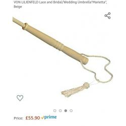 WEDDING UMBRELLA: unused