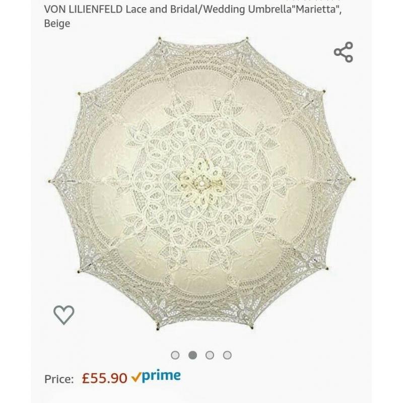 WEDDING UMBRELLA: unused