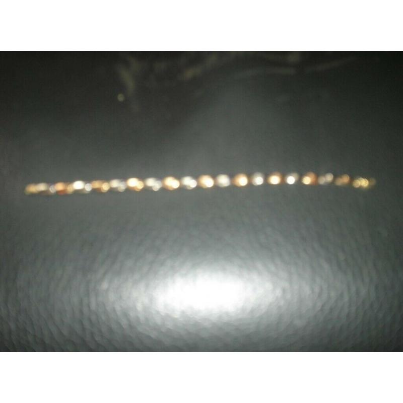 2 tone gold bracelet