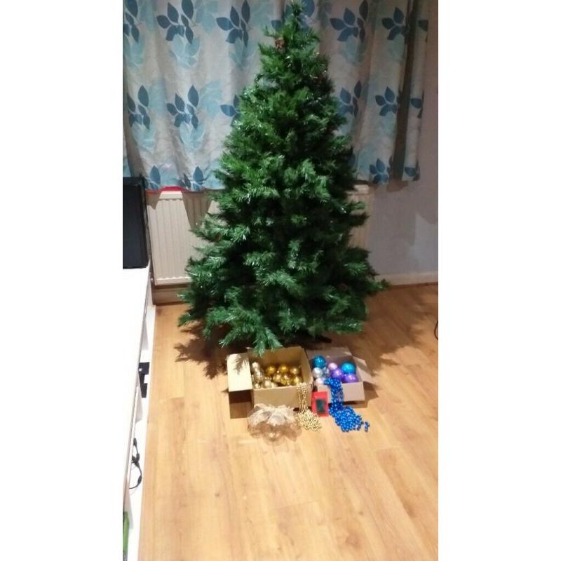 Christmas Tree and Baubles