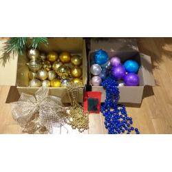 Christmas Tree and Baubles