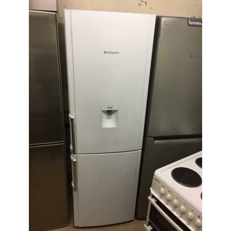 HOTPOINT FRIDGE FREEZER WITH WATER DISPENSER FULLY WORKING DELIVERY AVAILABLE ?160