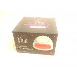 REDUCED Glow Pink Battery Operated UV Nail Dryer - Brand New in Box + 2 x AA 1.5v Batteries