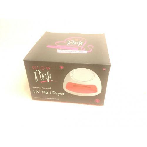REDUCED Glow Pink Battery Operated UV Nail Dryer - Brand New in Box + 2 x AA 1.5v Batteries