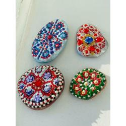 Handmade painted stones