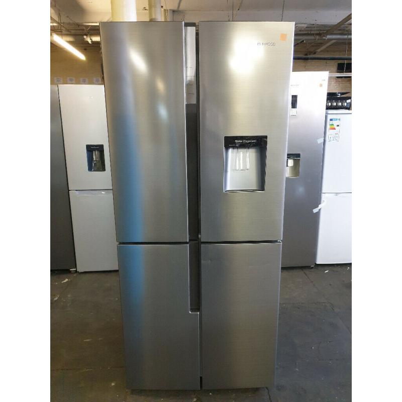 KENWOOD KSBS4DX20 A+ Frost Free Fridge Freezer - Inox