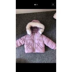 Baby girl winter coat